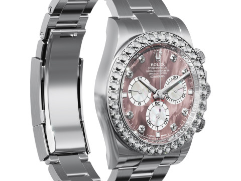 Rolex-Cosmograph Daytona diamonds 3D 模型