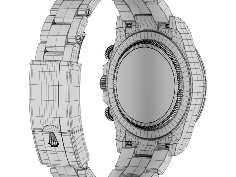 Rolex-Cosmograph Daytona diamonds 3D Model