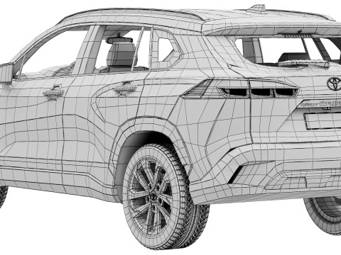 Toyota Corolla Cross Hybrid 2025 3D Model