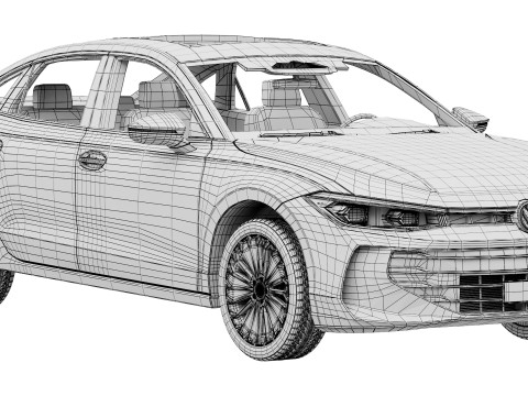 Volkswagen Passat Pro 2025 Modello 3D