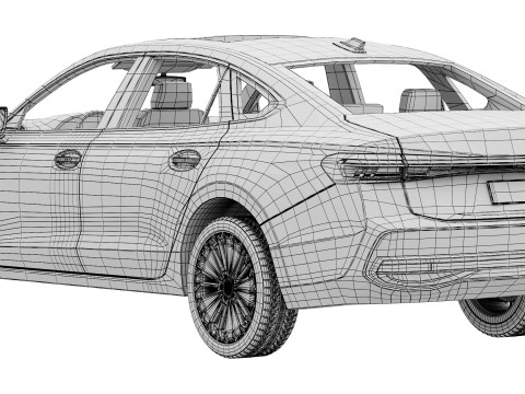 Volkswagen Passat Pro 2025 Modello 3D