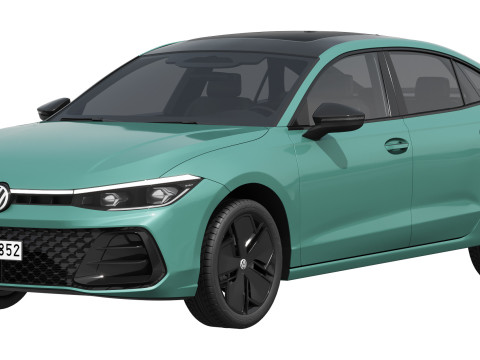 Volkswagen Passat Pro Sport 2025 3D Модель