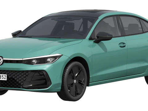 Volkswagen Passat Pro Sport 2025 Model 3D