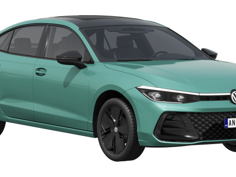 Volkswagen Passat Pro Sport 2025 Model 3D