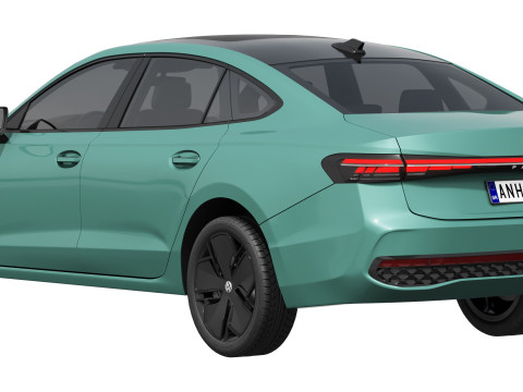 Volkswagen Passat Pro Sport 2025 Model 3D