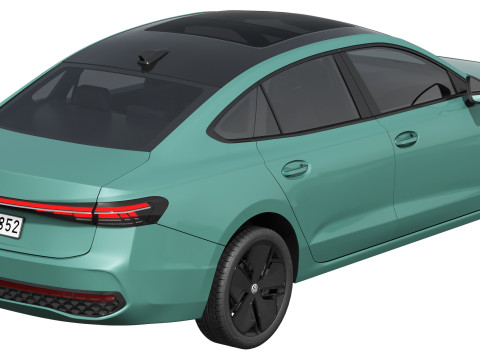Volkswagen Passat Pro Sport 2025 Model 3D