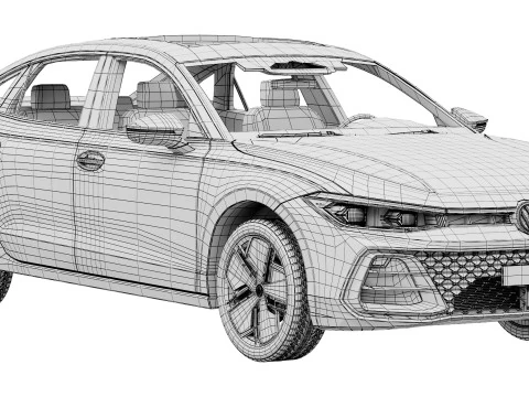 Volkswagen Passat Pro Sport 2025 3D Model