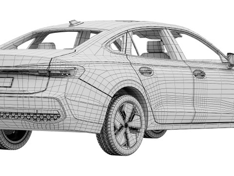 Volkswagen Passat Pro Sport 2025 Model 3D