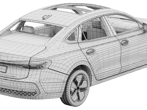 Volkswagen Passat Pro Sport 2025 Model 3D