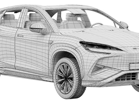 BYD Sealion 7 2025 3D Модель