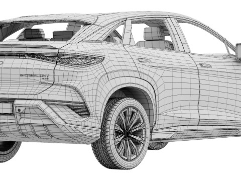 BYD Sealion 7 2025 3D Модель