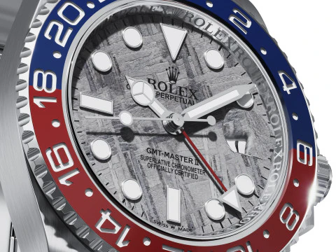 Rolex-GMT-Master II Meteorite Dial 3D Model