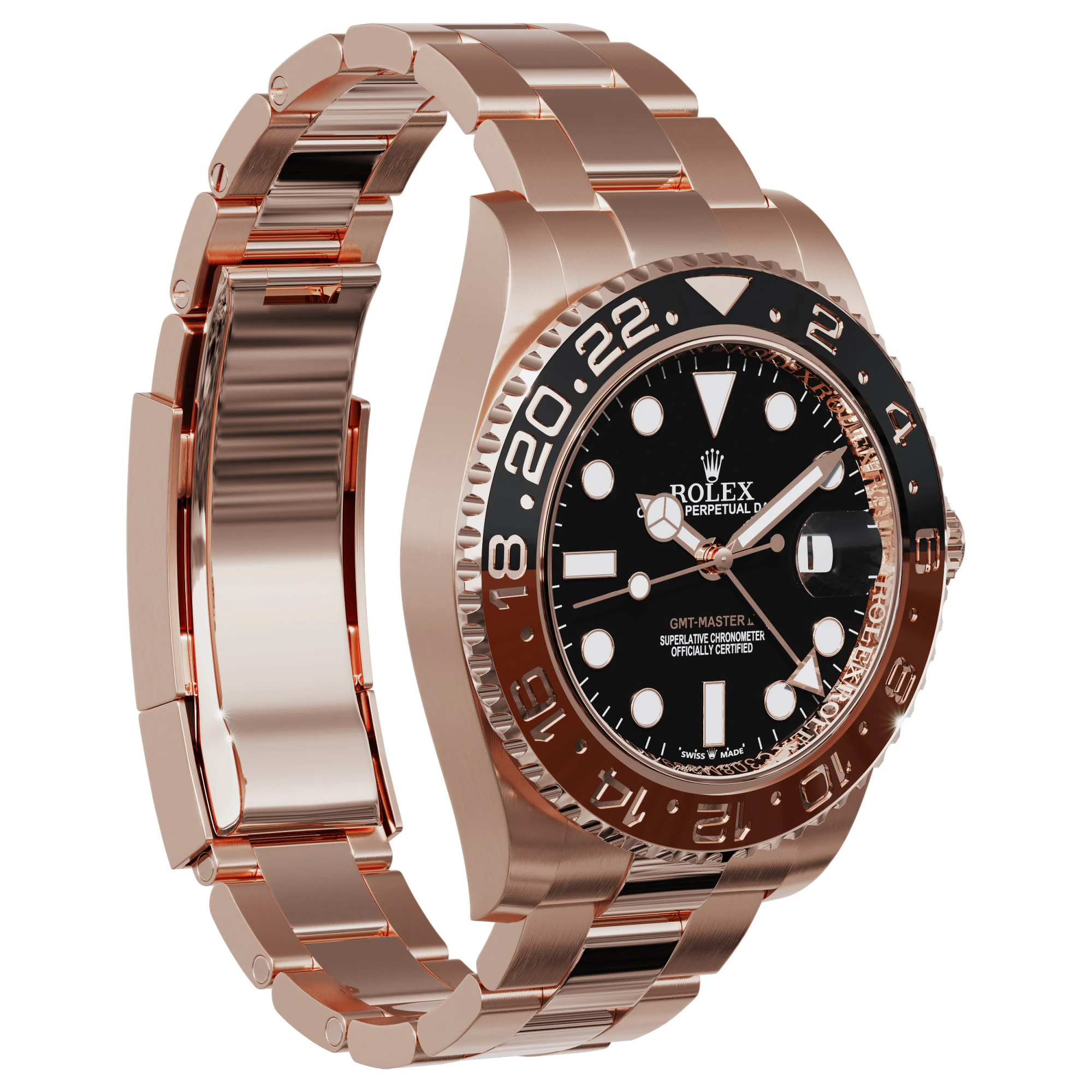 Rootbeer Rolex-GMT-Master II Modelo 3D .c4d .max .obj .3ds .fbx .stl .blend 
