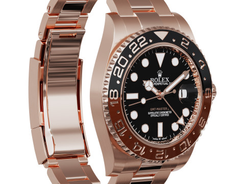 Rolex-GMT-Master II Rootbeer 3D 模型