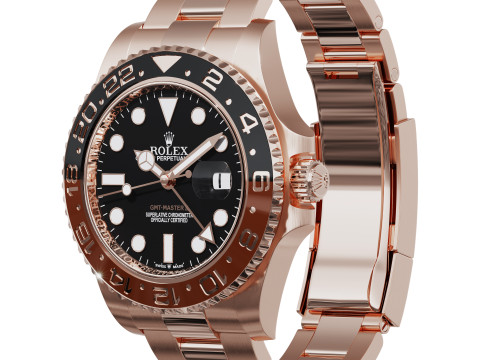 Rolex-GMT-Master II Rootbeer Modelo 3D