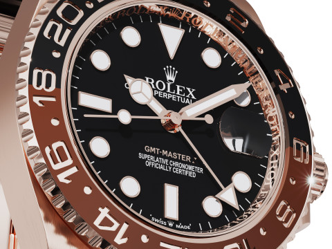 Rolex-GMT-Master II Rootbeer Modelo 3D