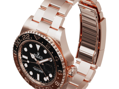Rolex-GMT-Master II Rootbeer Modelo 3D