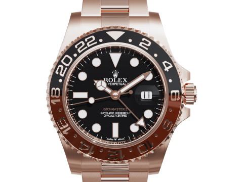 Rolex-GMT-Master II Rootbeer Modelo 3D