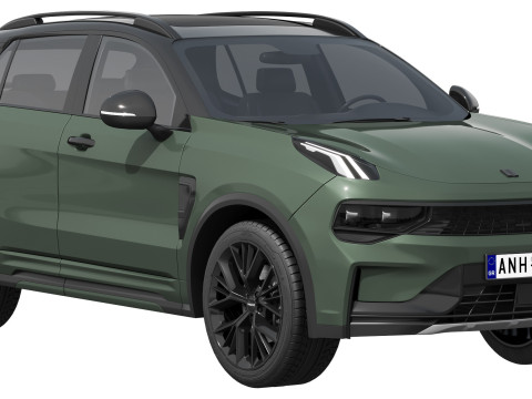Lynk and Co 01 2025 3D-Modell