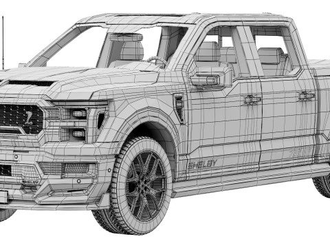 Shelby F-150 Super Cobra 2024 Modelo 3D