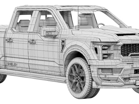 Shelby F-150 Super Cobra 2024 Modelo 3D