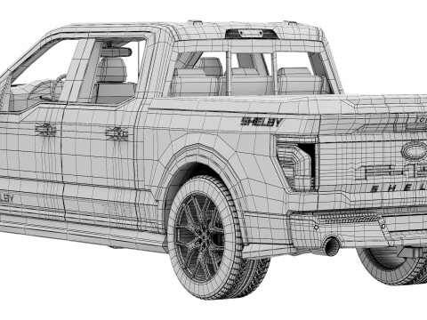 Shelby F-150 Super Cobra 2024 Modelo 3D