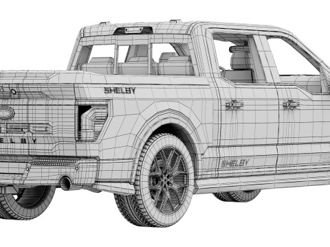 Shelby F-150 Super Cobra 2024 Modelo 3D