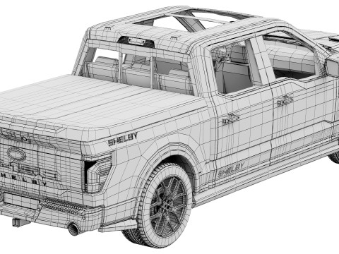 Shelby F-150 Super Snake 2024 3Dモデル