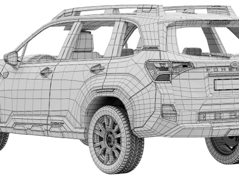 Subaru Forester Wilderness 2026 3D Model