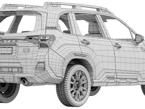 Subaru Forester Wilderness 2026 3D Model