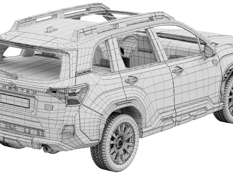 Subaru Forester Wilderness 2026 3D Model