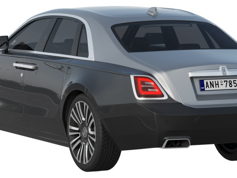 Ghost luxury sedan 3Dモデル