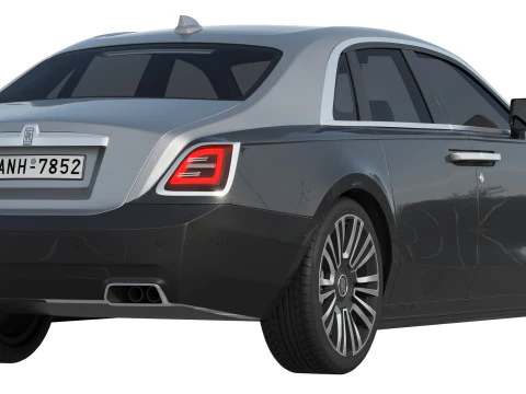 Ghost luxury sedan 3D Model