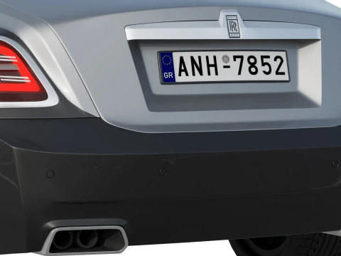Ghost luxury sedan 3D Model