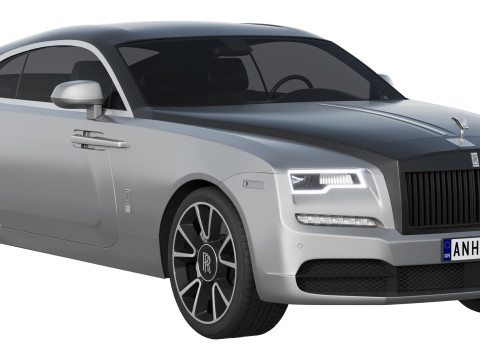 Wraith luxury coupe 3D Модель