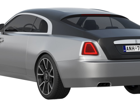 Wraith luxury coupe 3D Модель