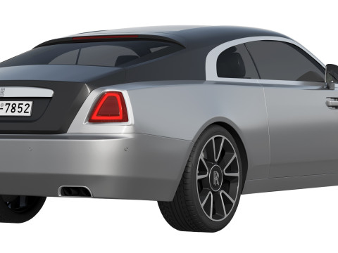 Wraith luxury coupe 3D Модель