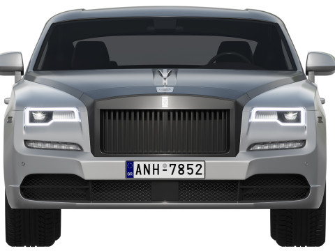 Wraith luxury coupe 3D Модель