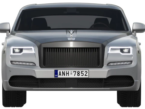 Wraith luxury coupe 3D Model