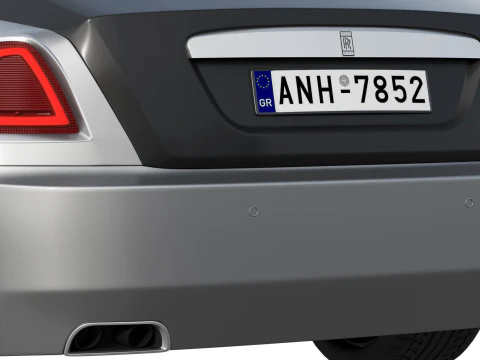 Wraith luxury coupe 3D Model