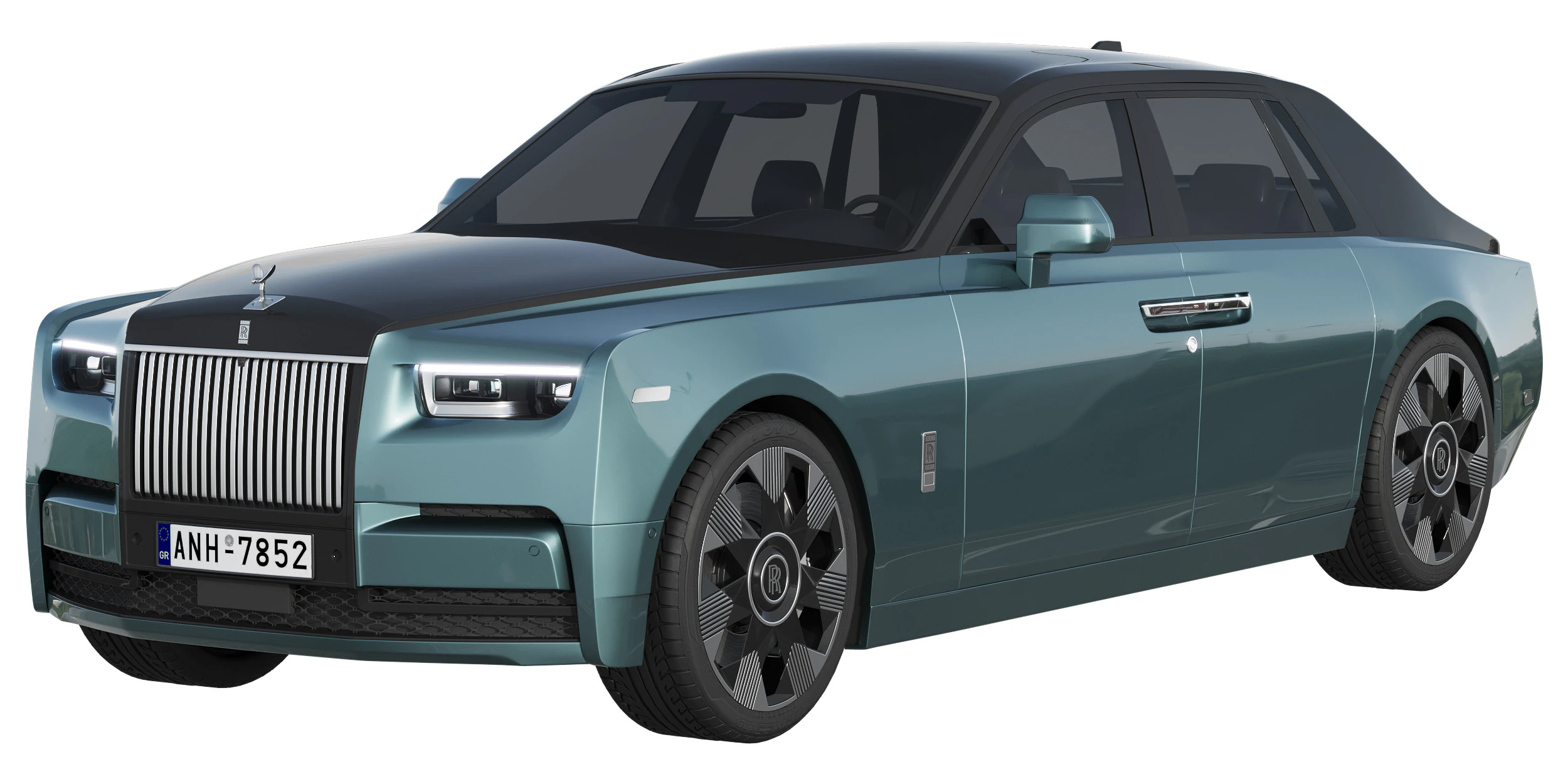 Phantom luxury sedan 3D Model .c4d .max .obj .3ds .fbx .stl .blend 