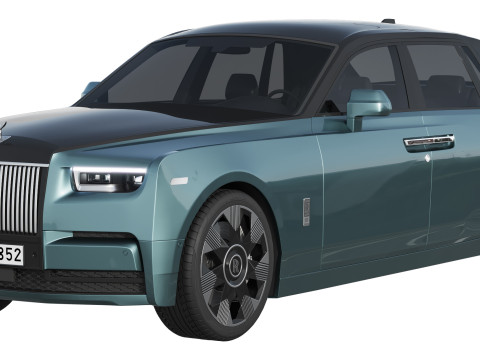 Phantom luxury sedan 3D Модель