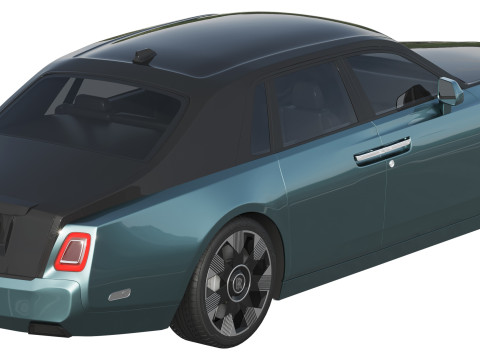 Phantom luxury sedan 3D Model