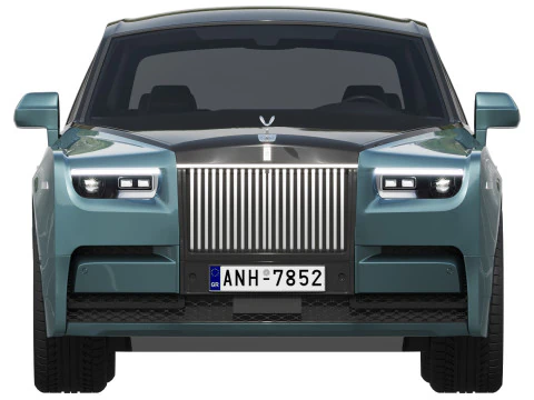 Phantom luxury sedan 3D Model
