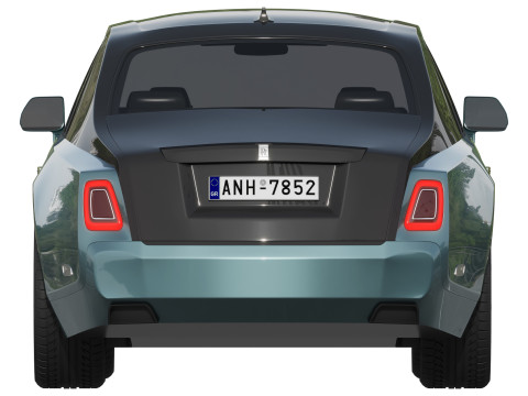 Phantom luxury sedan 3D Model