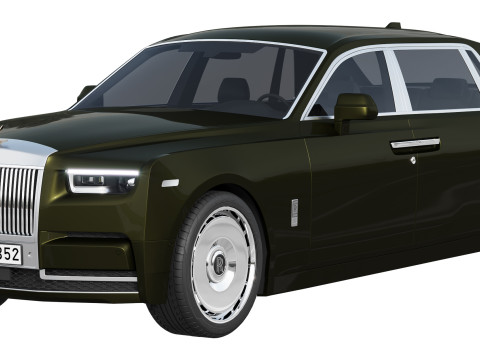 Phantom luxury sedan 3D Модель