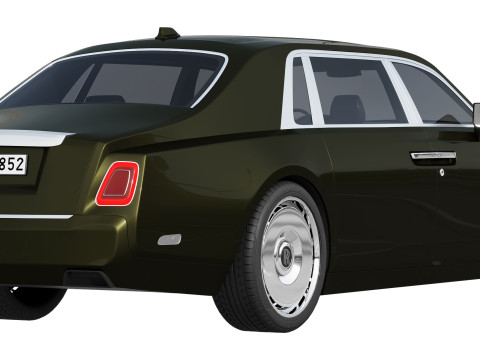 Phantom luxury sedan Modello 3D