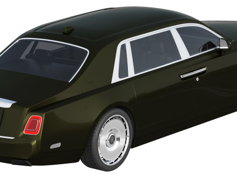 Phantom luxury sedan Modello 3D