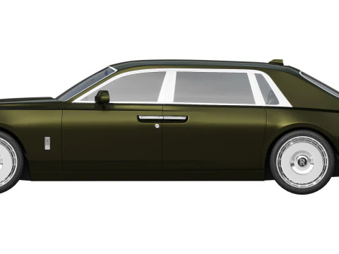 Phantom luxury sedan 3D Model