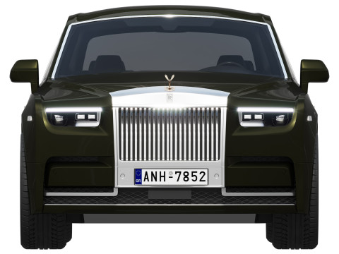 Phantom luxury sedan Modello 3D
